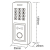 Szyfrator RCF_15MW Wymiary
